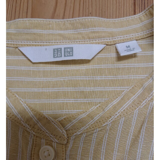 UNIQLO(ユニクロ)のユニクロ バンドカラー シャツ レディースのトップス(シャツ/ブラウス(長袖/七分))の商品写真