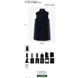 マックスマーラ(Max Mara)の定価50万超！マンツォーニ24 ミンクファージレ(毛皮/ファーコート)