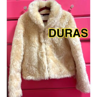 デュラス(DURAS)の【美品】DURAS もこもこ！ファーコート(毛皮/ファーコート)