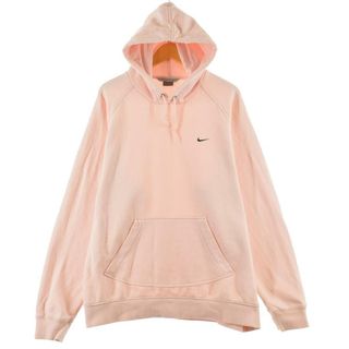 NIKE プルオーバー　スエット　トレーナー　ピンク　スオッシュ　XL