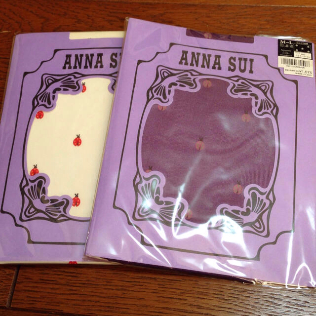 ANNA SUI(アナスイ)のアナスイ♡柄タイツ♡2点セット♡ レディースのレッグウェア(タイツ/ストッキング)の商品写真