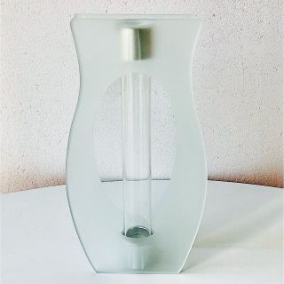 Vintage Glass Flower Vase  ガラス 花瓶 ヴィンテージ(花瓶)