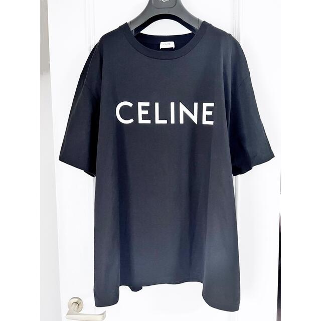 激安特価 美品 セリーヌ - celine Loose XXL 黒 ブラック 半袖 Tシャツ