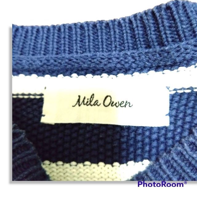 Mila Owen(ミラオーウェン)のSALE！Mila Owen ミラオーウェン フリーサイズ　ボーダートップス レディースのトップス(カットソー(長袖/七分))の商品写真