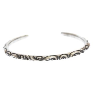 クロムハーツ(Chrome Hearts)のCHROME HEARTS クロムハーツ BANGLE SCROLL/スクロールバンドバングル ブレスレット(バングル/リストバンド)