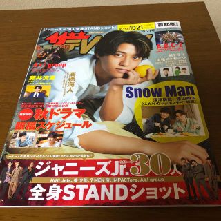 カドカワショテン(角川書店)の週刊 ザテレビジョン首都圏版 2022年 10/21号　まるごと一冊(音楽/芸能)