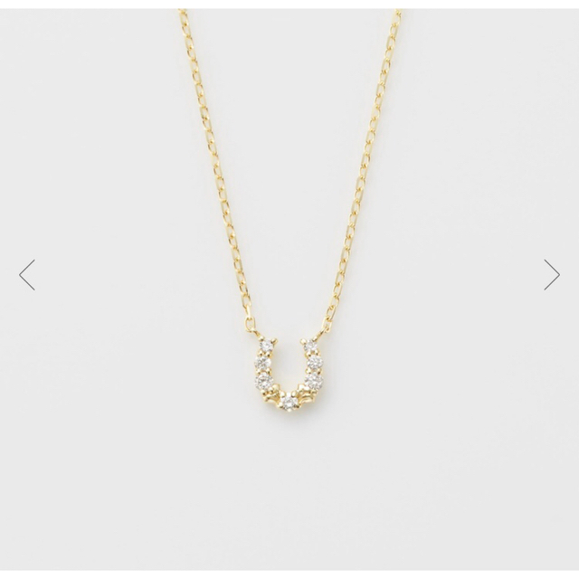 専用 アガット ホースシュー 18K ダイヤモンド ネックレス - ネックレス