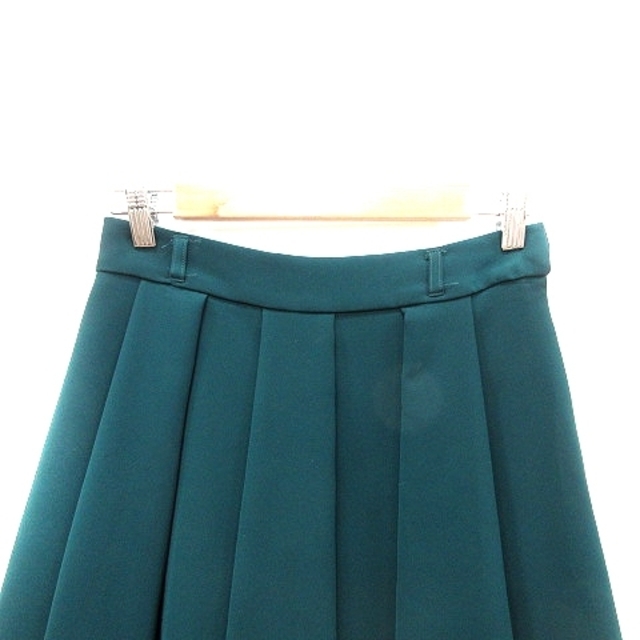 Swingle(スウィングル)のスウィングル Swingle プリーツスカート ひざ丈 2 緑 グリーン /AU レディースのスカート(ひざ丈スカート)の商品写真