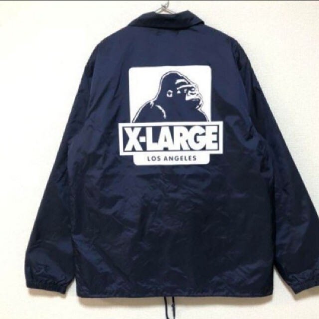 XLARGE - X-LARGEコーチジャケット ネイビー エクストララージ