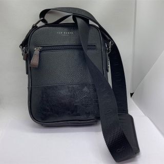 テッドベイカー(TED BAKER)の美品 TED BAKER テッドベイカー ショルダーバッグ  ブラック(メッセンジャーバッグ)