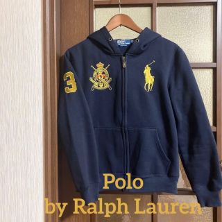 ポロラルフローレン(POLO RALPH LAUREN)のRalph Lauren♡ビッグロゴ 裏起毛 ジップアップパーカー(パーカー)