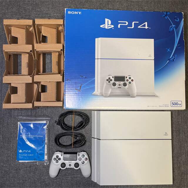 【ジャンク】PS4 本体 CUH-1200A 500GB グレイシャー ホワイト