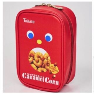 タカラジマシャ(宝島社)の【新品未使用】キャラメルコーン“そっくり”じゃばらポーチ(ポーチ)