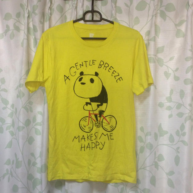 Design Tshirts Store graniph(グラニフ)の自転車パンダさん レディースのトップス(Tシャツ(半袖/袖なし))の商品写真