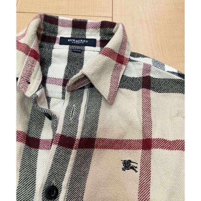 BURBERRY(バーバリー)のパーバリー☆ノバチェックシャツ☆130㎝ キッズ/ベビー/マタニティのキッズ服男の子用(90cm~)(ブラウス)の商品写真