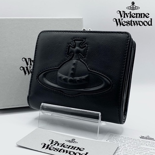 ヴィヴィアンウエストウッド(Vivienne Westwood)の新品 ヴィヴィアンウエストウッド 二つ折り財布 チェルシー オーブ がま口 黒(財布)