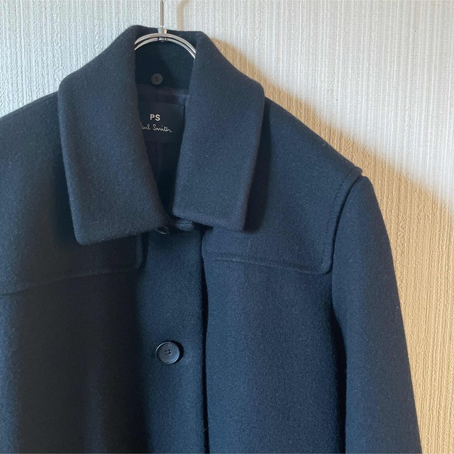 極美品】PaulSmith ポールスミス ステンカラーコート ブラック