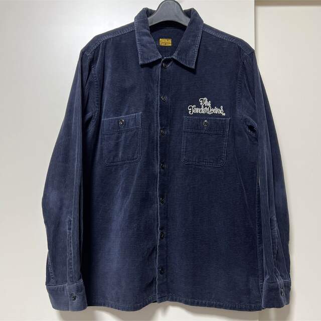 TENDERLOIN - TENDERLOIN コーデュロイシャツ ネイビーの通販 by 2460