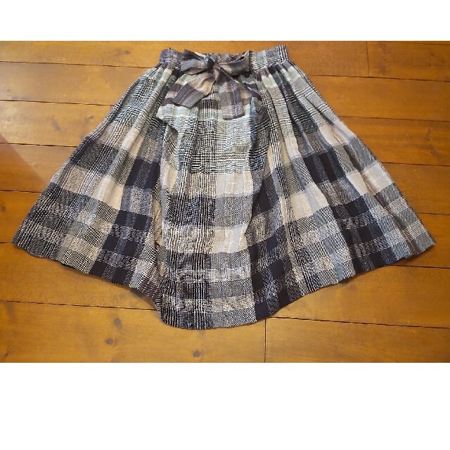 Vivienne Westwood(ヴィヴィアンウエストウッド)のVivienne westwood リボン チェックスカート レディースのスカート(ロングスカート)の商品写真