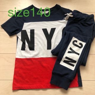 エイチアンドエム(H&M)のP120★H&M エイチアンドエム　140 セットアップ(Tシャツ/カットソー)