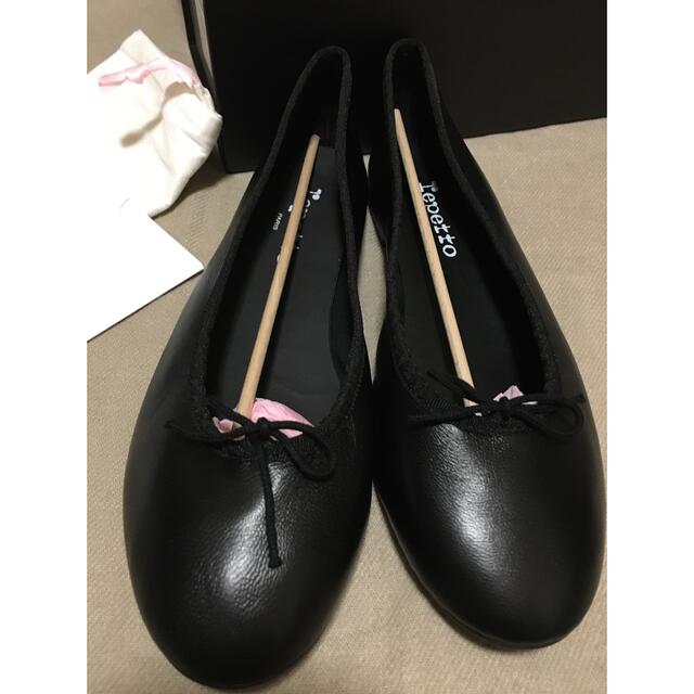 repetto(レペット) Lili Haute Ballerinas黒39.5 レディースの靴/シューズ(バレエシューズ)の商品写真