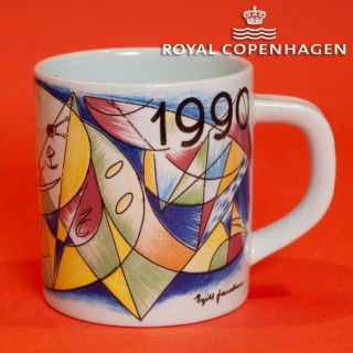 ロイヤルコペンハーゲン(ROYAL COPENHAGEN)のロイヤル・コペンハーゲン イヤーマグ Sサイズ 1990年(食器)