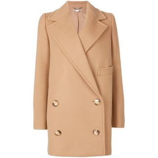 ステラマッカートニー(Stella McCartney)のステラマッカートニー ダブルブレストコートBEG(ピーコート)