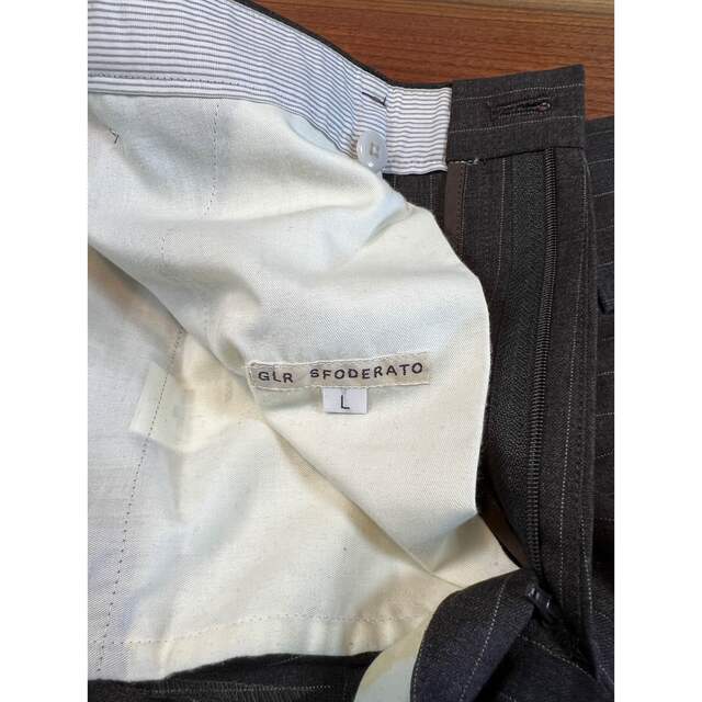 UNITED ARROWS - GLR SFODERATO 美脚ウールストライプカーゴパンツ L