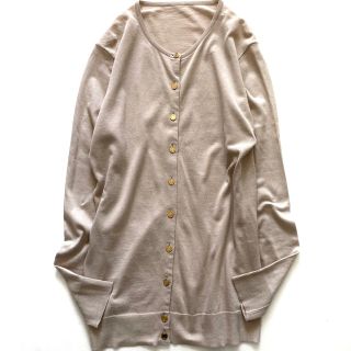 美品♪ドゥーズィエムクラス FF grace クルーネックカーディガン