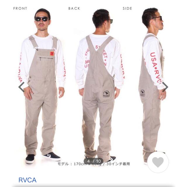 ヒート 人気のルーカ!新品未使用!RVCA メンズ オーバーオール | ccfl.ie