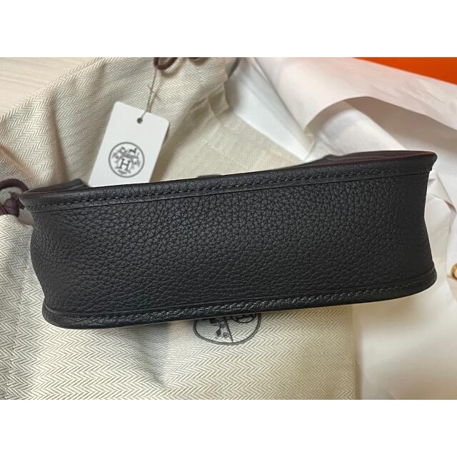 HERMES エヴリンtpm ノワール　ゴールド金具