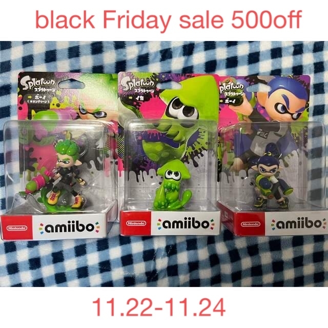 【新品・未開封】amiibo スプラトゥーン3 3点セット