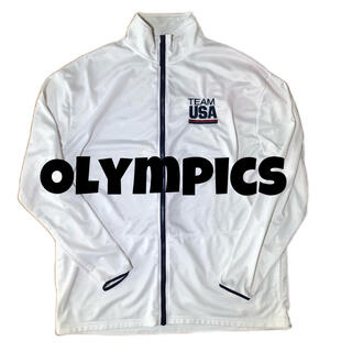 USA オリンピック　トラックジャケット　ホワイト(ジャージ)
