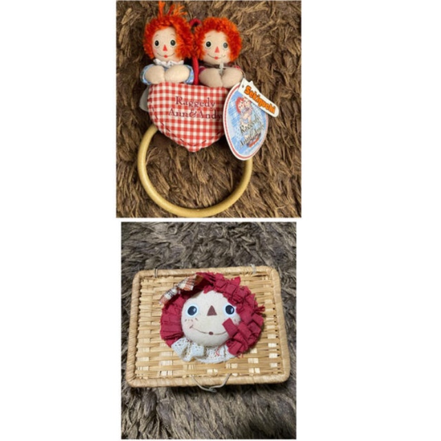 Andy(アンディ)のRaggedy Ann＆Andy  2点セット　まとめ売り エンタメ/ホビーのおもちゃ/ぬいぐるみ(キャラクターグッズ)の商品写真