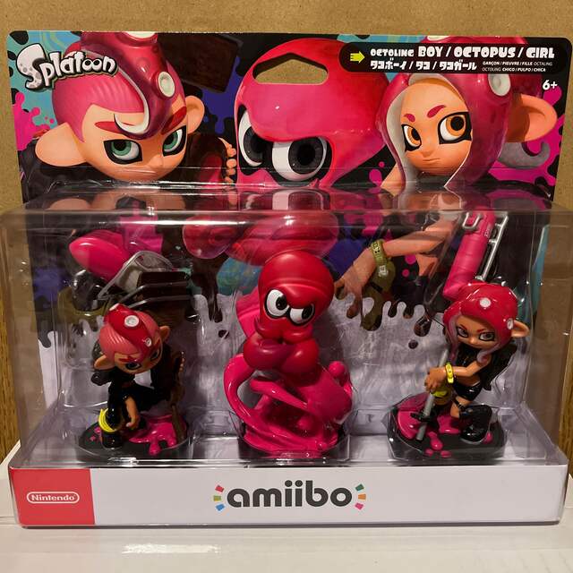 スプラトゥーン　Amiibo　トリプルセット　タコボーイタコタコガール