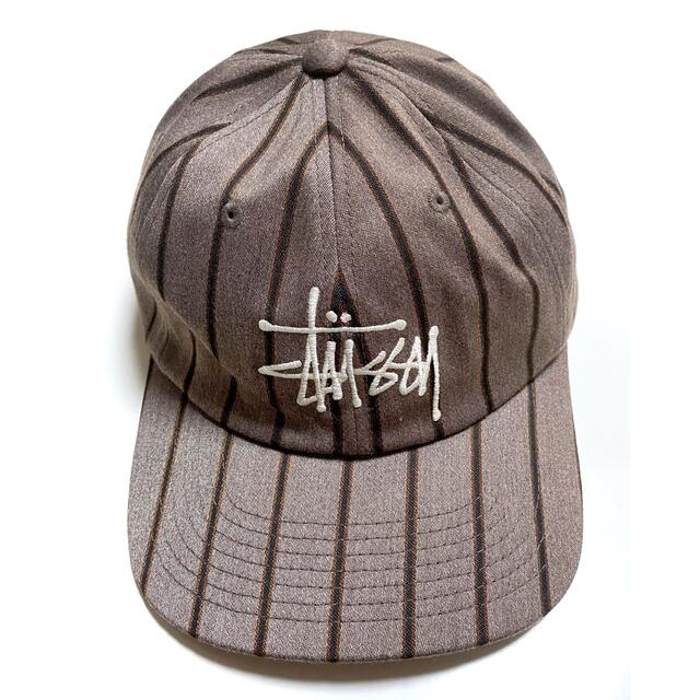 STUSSY(ステューシー)の【美品】stussy cap stripe メンズの帽子(キャップ)の商品写真