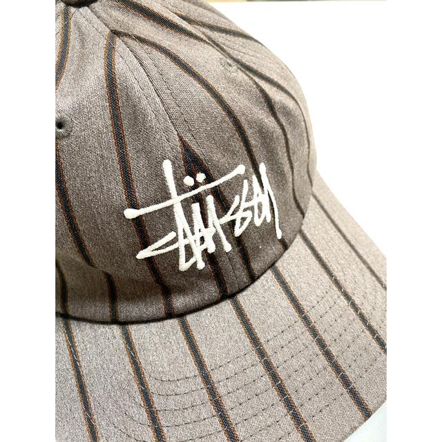 STUSSY(ステューシー)の【美品】stussy cap stripe メンズの帽子(キャップ)の商品写真