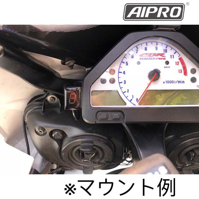 アイプロ製★シフトインジケー APH1 白 SC57 SC59 NC42 自動車/バイクのバイク(パーツ)の商品写真