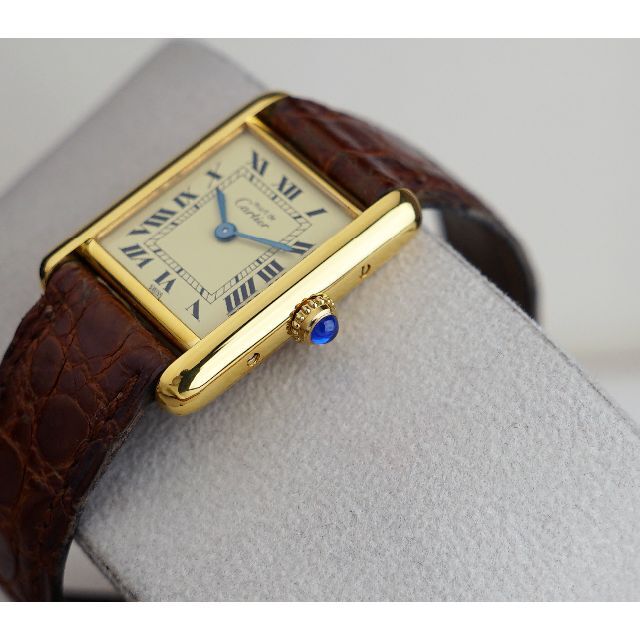 Cartier(カルティエ)の美品 カルティエ マスト タンク アイボリー ローマン SM Cartier  メンズの時計(腕時計(アナログ))の商品写真