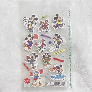 ディズニー(Disney)のディズニー Disney シール 平成初期 レア スポーツ ミッキー ドナルド(キャラクターグッズ)