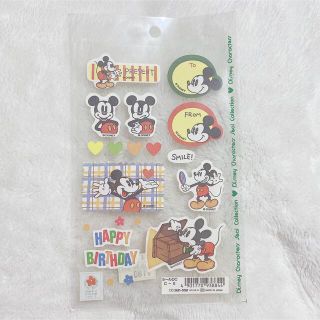 ディズニー(Disney)のディズニー Disney シール 平成初期 レア 誕生日 ミッキー バースデー(キャラクターグッズ)