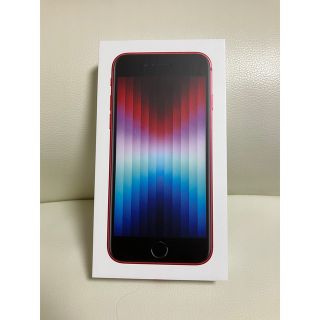 アイフォーン(iPhone)のアップル iPhoneSE 第3世代 128GB レッド　SIMフリー(スマートフォン本体)