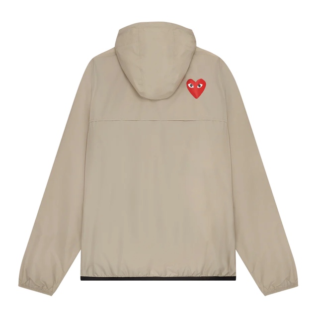 COMME des GARCONS(コムデギャルソン)のPLAY COMME DES GARÇONS x K-WAY ハーフジップ メンズのトップス(パーカー)の商品写真