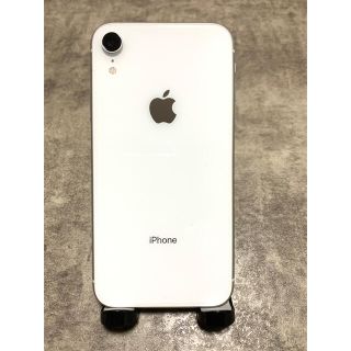 アイフォーン(iPhone)のiPhone XR 128GB ホワイト　SIMロック解除済み(スマートフォン本体)