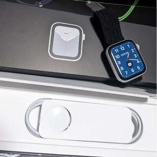 美品 社外新品バンド Apple Watch 6 NIKE GPS 44mm(腕時計(デジタル))