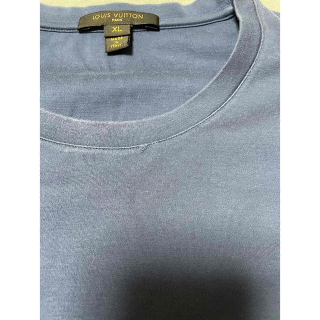 LOUIS VUITTON(ルイヴィトン)のLOUIS VUITTON ロンT 長袖 tシャツ ネイビー メンズのトップス(Tシャツ/カットソー(七分/長袖))の商品写真