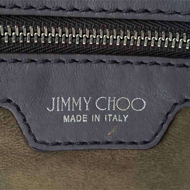 JIMMY CHOO(ジミーチュウ)の【美品】JIMMY CHOO SOFIA/S パープル スタッズ ハンドバッグ レディースのバッグ(ハンドバッグ)の商品写真