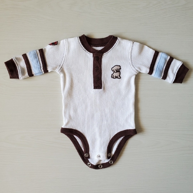 carter's - 【carter's】新生児サイズ 長袖ロンパース・3m 足 carter's - 【carter's】新生児サイズ 長袖ロンパース・3m 足