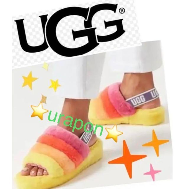 UGG Fluffita Pixelate 23cm サンダル　未使用