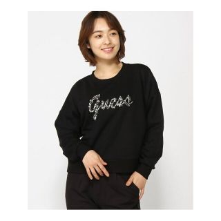 ゲス(GUESS)の【ブラック(JBLK)】(W)Manila Sweatshirt(トレーナー/スウェット)